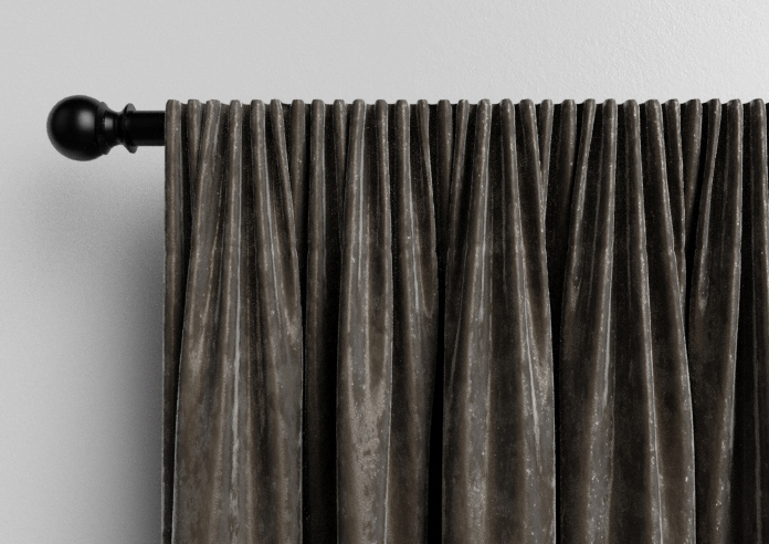 Crushed Velvet, Champagne - Made to Measure Curtains - Image 9